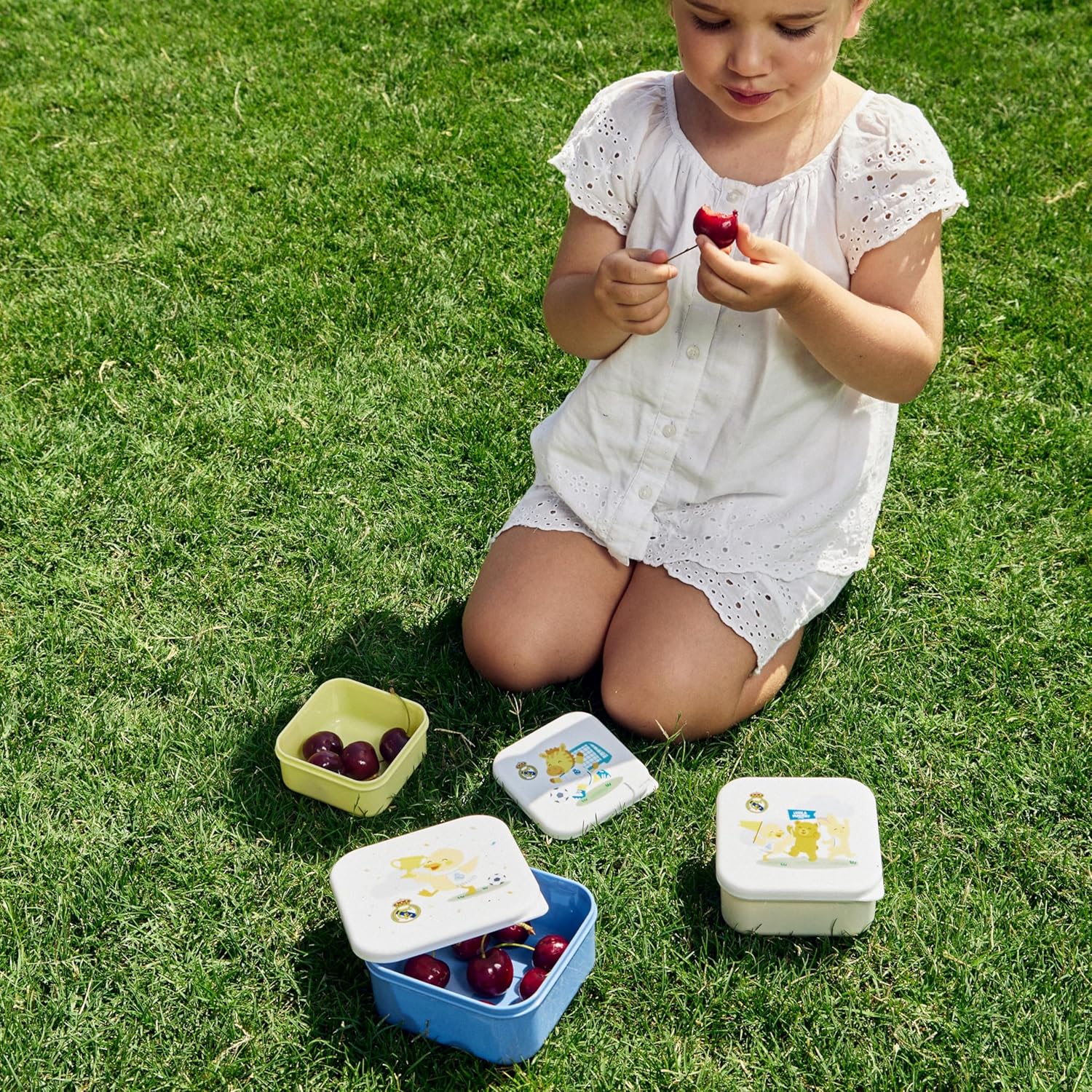 3 doboz készlet a Real Madrid uzsonnához